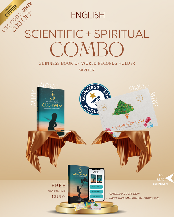 Garbhyatra+ Garbhahar(English) + Hanuman Chalisa Therapy For Pregnancy + Free Positivity